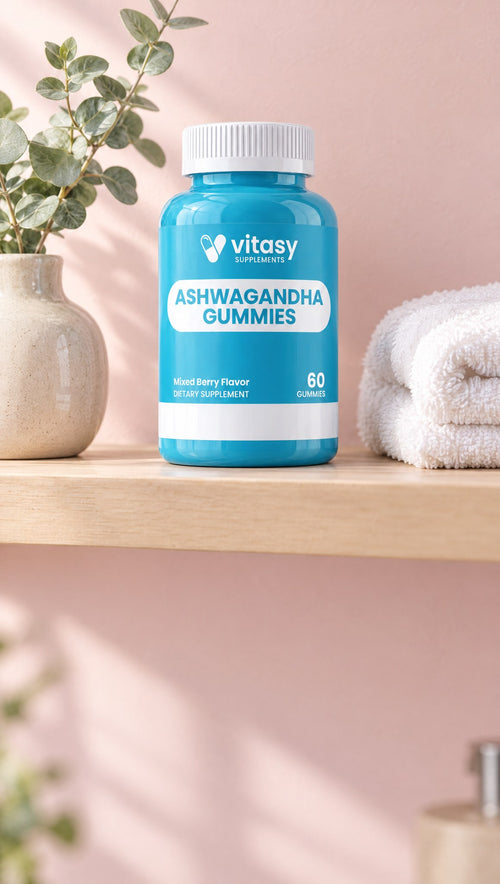 Vitasy Ashwagandha Gummies on a shelf