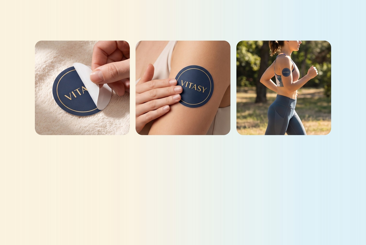 How to use Vitasy Berberine Patches in three steps