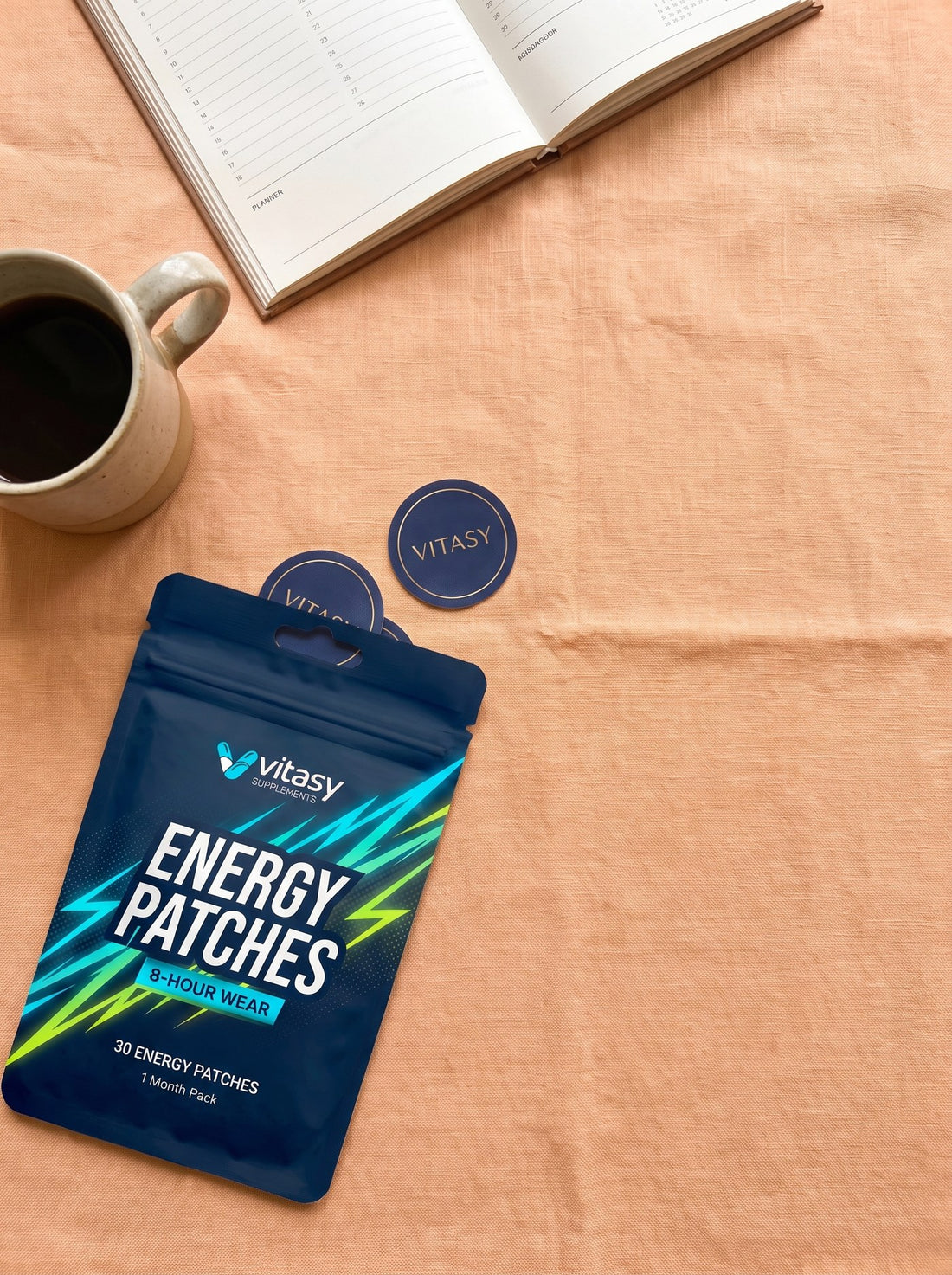 Vitasy Energy Patches with customer review quotes