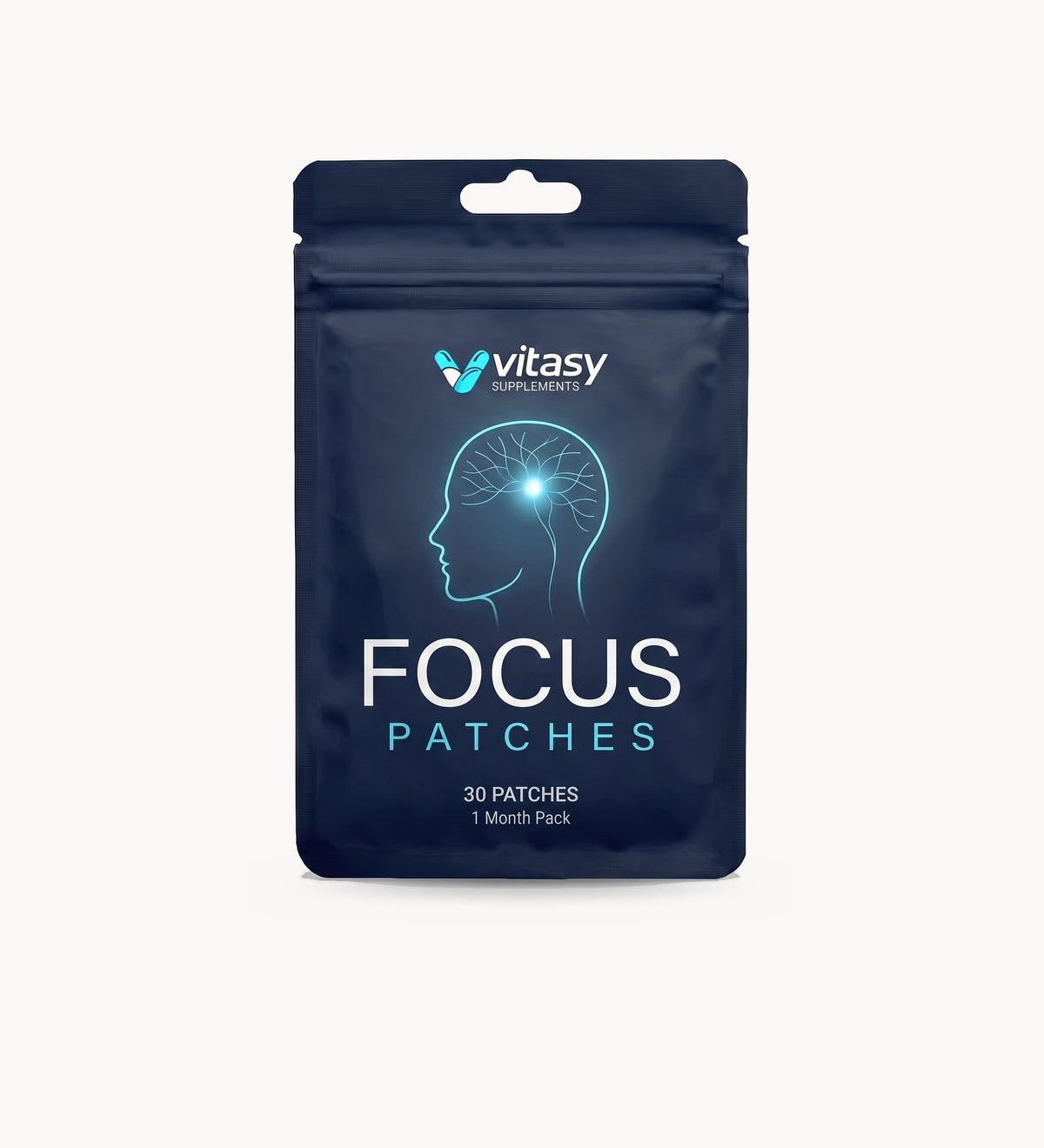 Vitasy Focus Patches pouch with 30 patches
