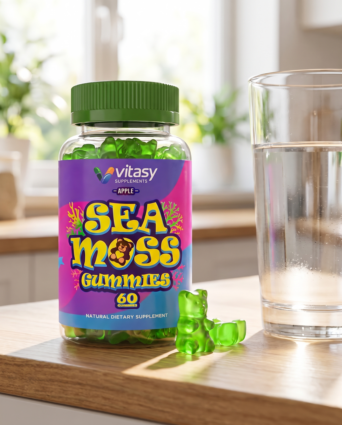 Vitasy Sea Moss Gummies v4 gummy routine