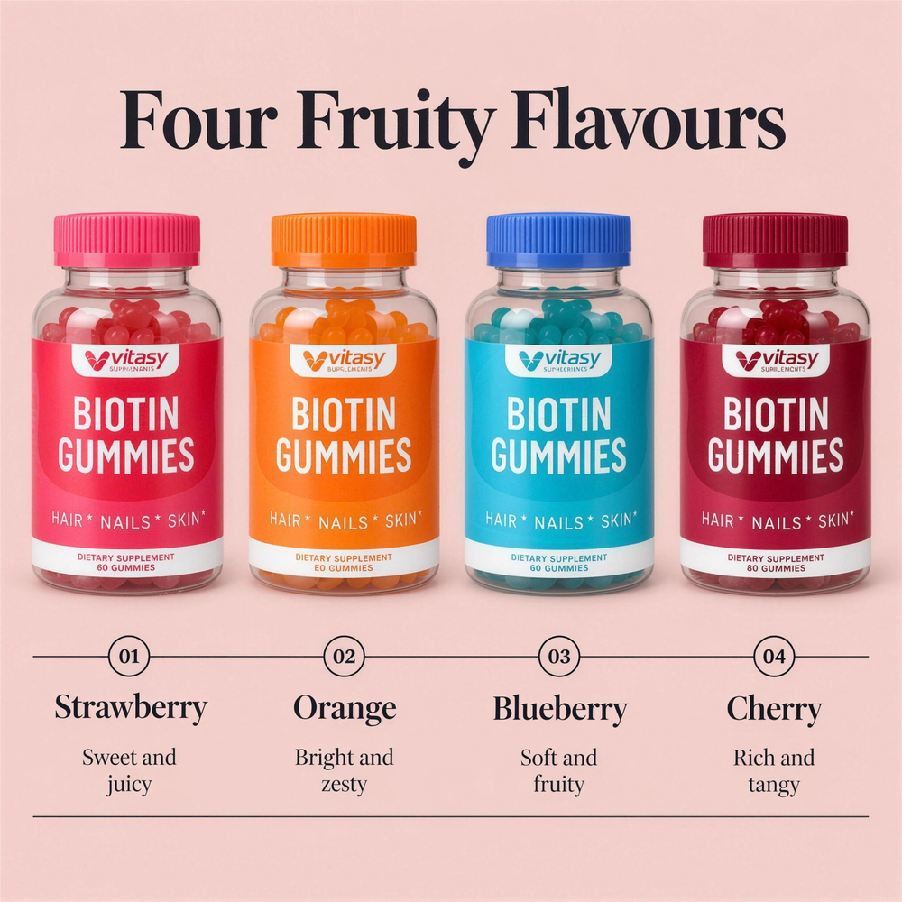 Four fruity flavours