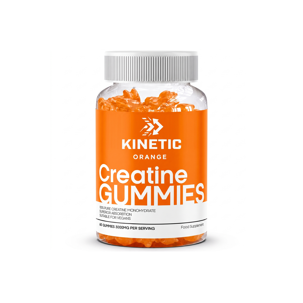 Creatine Gummies - Lean Muscle, Energy and Recovery Support - 3000mg Creatine Monohydrate Per Serving - Chewable, No Powder