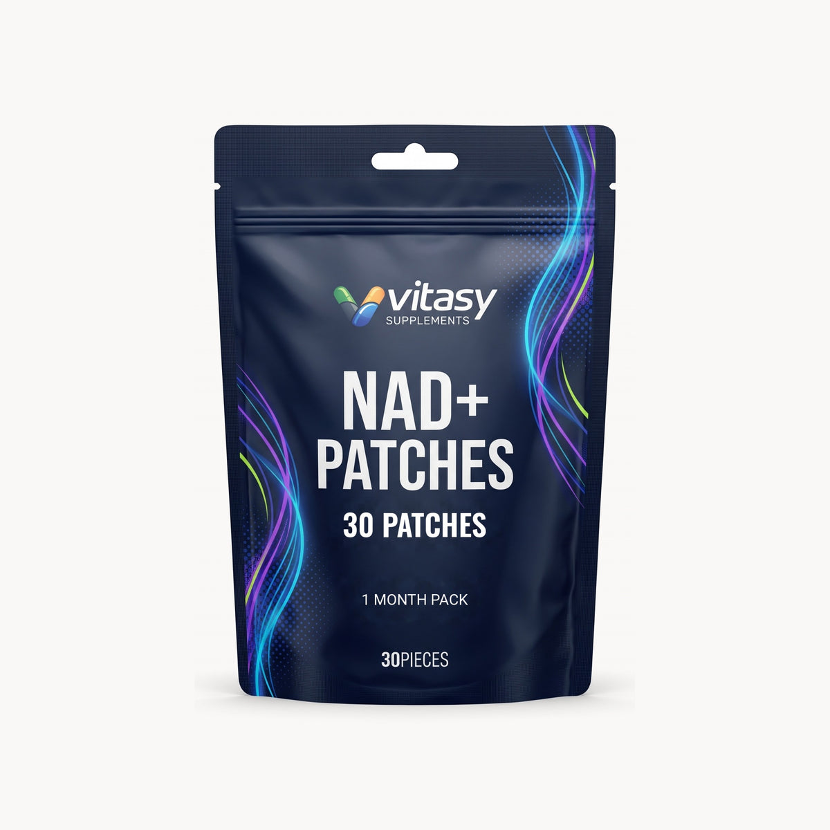 Vitasy NAD+ Patches pouch with 30 patches