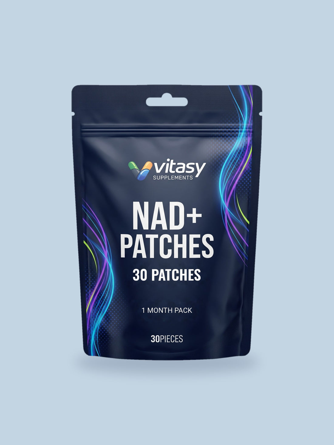 Vitasy NAD+ Patches pouch with 30 patches