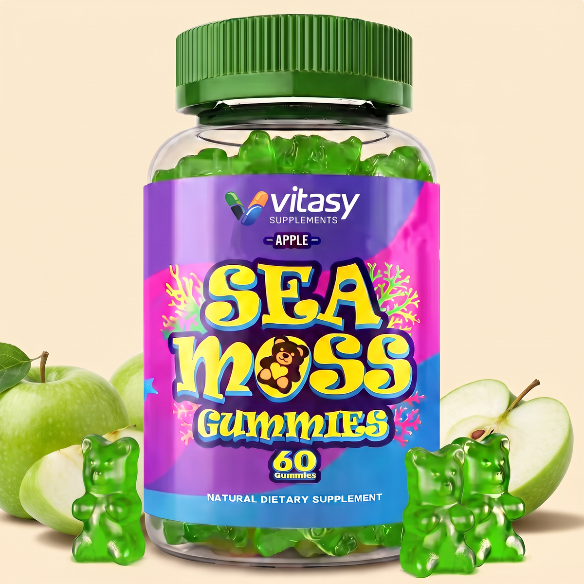 Sea Moss Gummies v1 - 01 Apple Hero