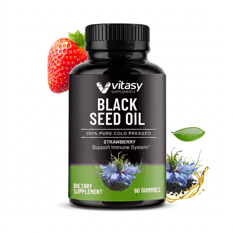 Black Seed Oil Gummies v1 - Strawberry hero