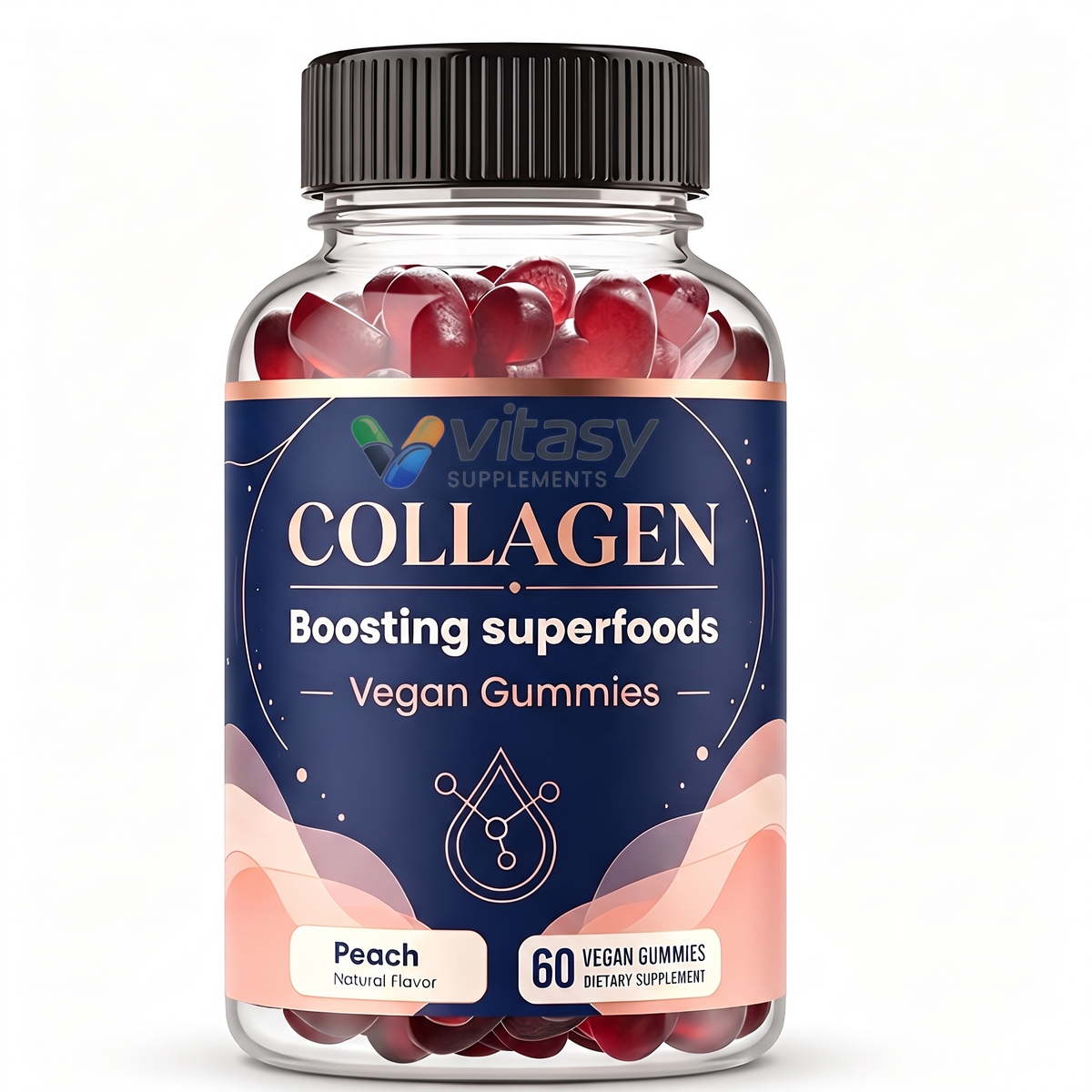 Collagen Gummies v7 - Peach product hero