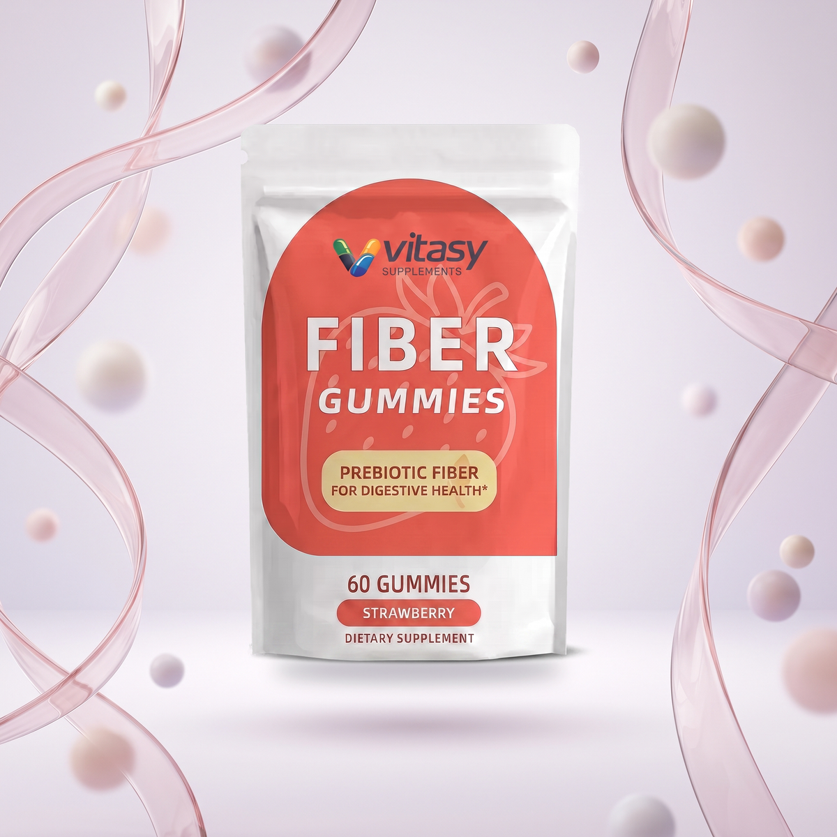 Fiber Gummies v1 - Strawberry hero