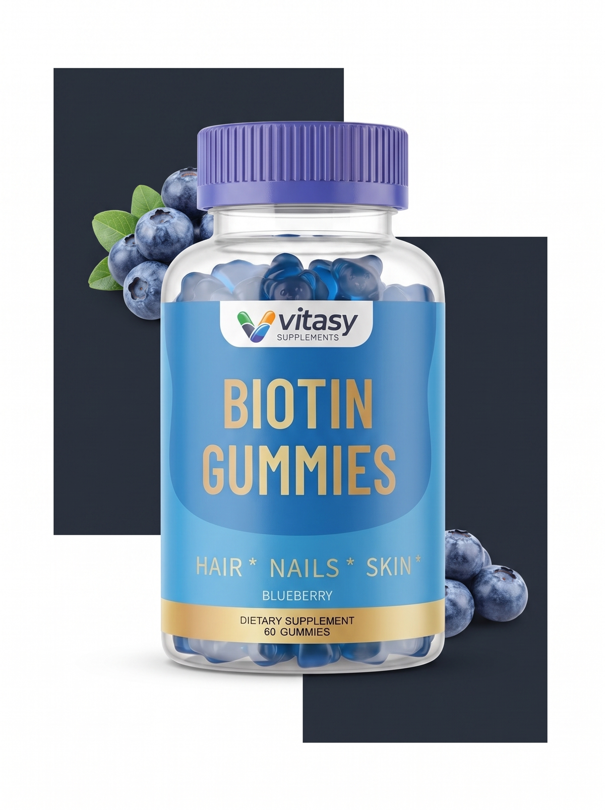 Biotin Gummies v1 - Gallery Image 3 - 01-hero-blueberry