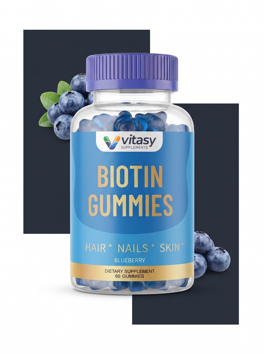 Biotin Gummies v1 - Gallery Image 3 - 01-hero-blueberry