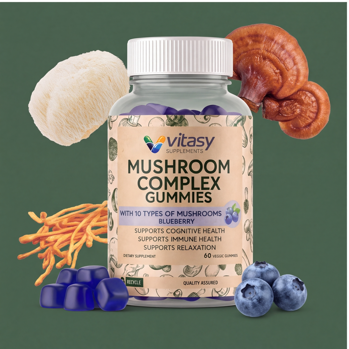 Mushroom Gummies v2 - 01 hero blueberry