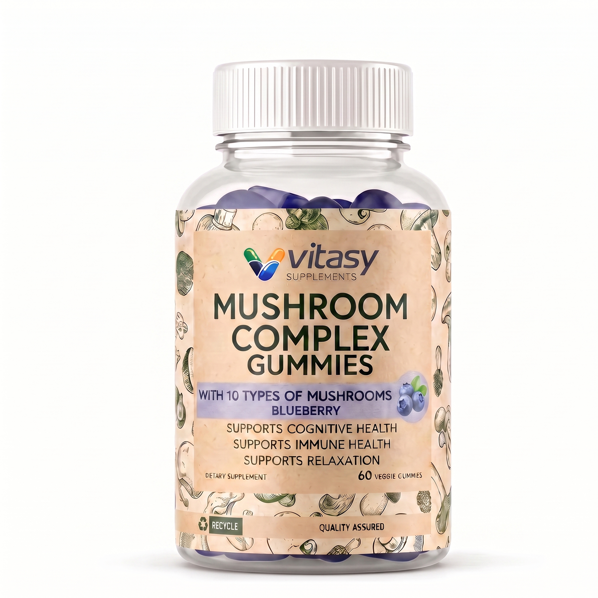 Mushroom Gummies v4 - 01 hero blueberry