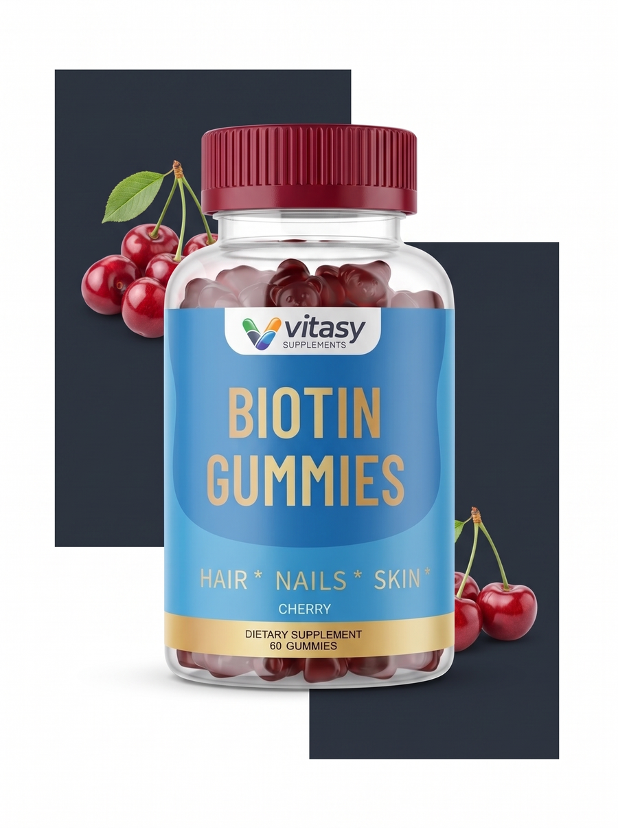 Biotin Gummies v1 - Gallery Image 4 - 01-hero-cherry