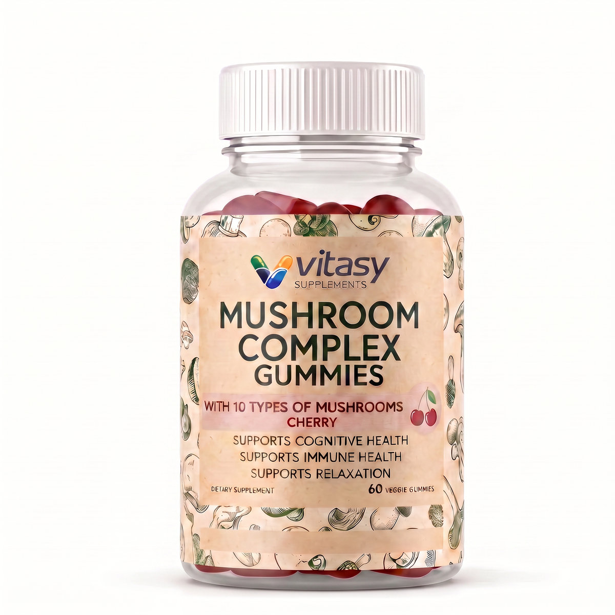 Mushroom Gummies v1 - 01 hero cherry