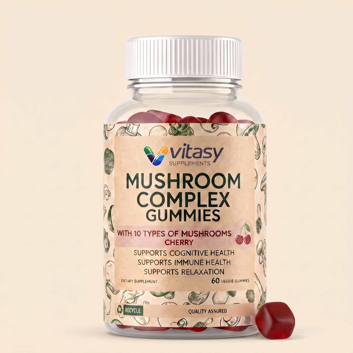Mushroom Gummies v3 - 01 hero cherry