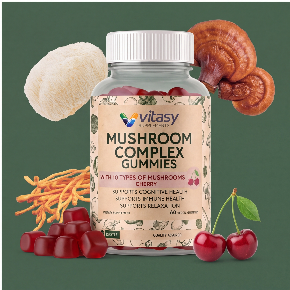 Mushroom Gummies v2 - 01 hero cherry
