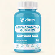 Ashwagandha Gummies - Daily Adaptogen for Everyday Calm and Energy - 1500mg Equivalent Per Serving - 60 Vegan Gummies image 1