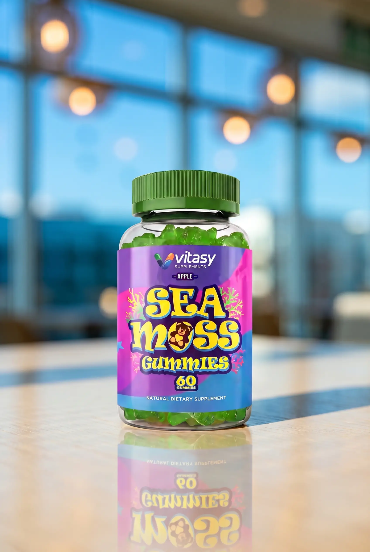 Sea Moss Gummies v8 - RL8 Still 1 Scenic Apple