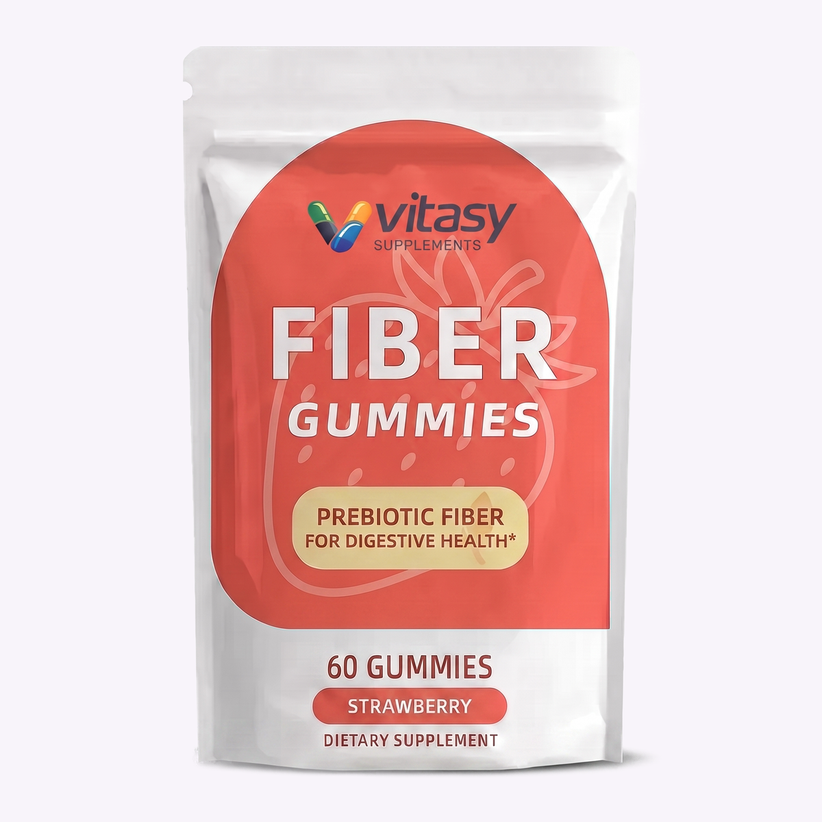 Fiber Gummies v3 - Strawberry hero