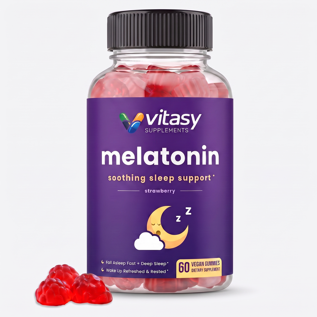 Melatonin Gummies v4 - Strawberry Hero