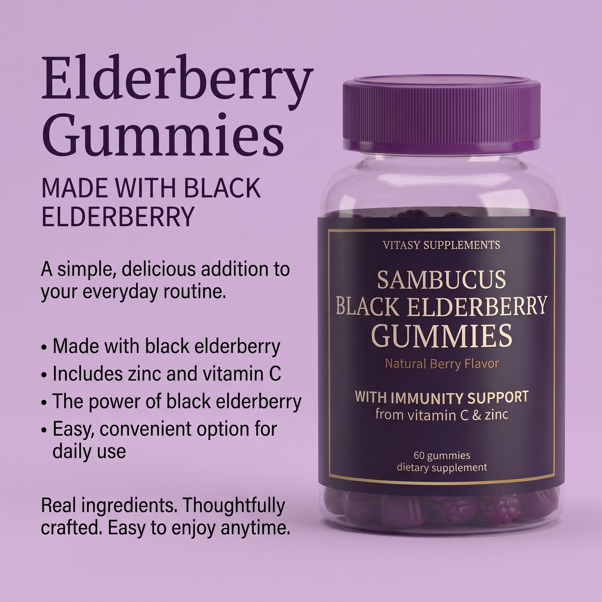 Elderberry Gummies v7 - Benefits infographic