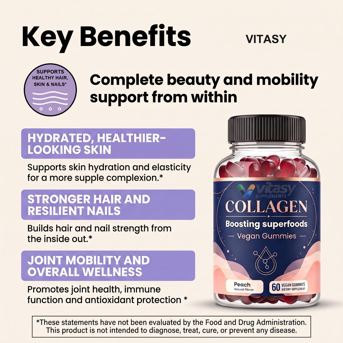 Collagen Gummies v7 - Key benefits