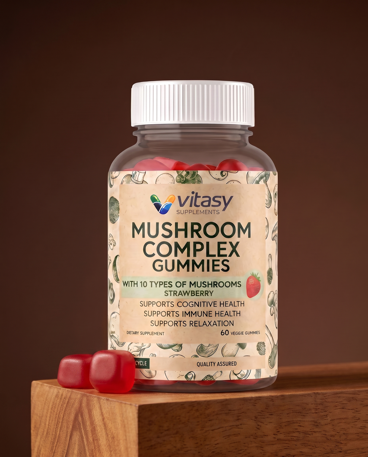 Mushroom Gummies v3 - 02 pedestal