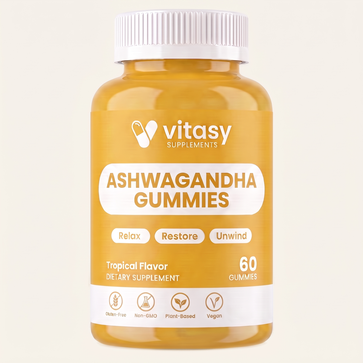 Ashwaganda Gummies v7 - Gallery Image 2 - Tropical