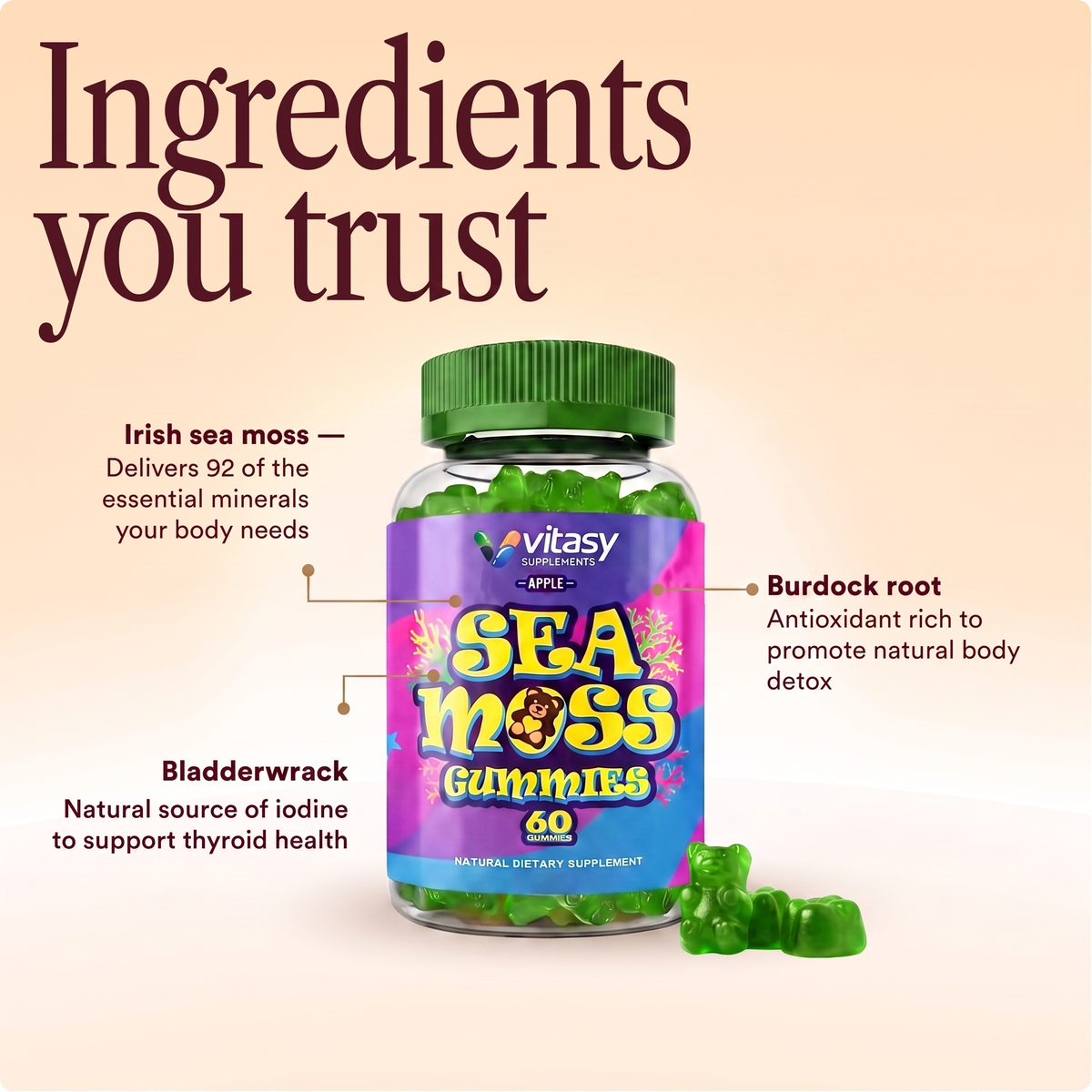 Sea Moss Gummies v2 - 03 Ingredients
