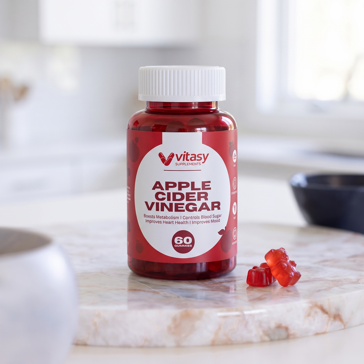 Apple cider vinegar Gummies v3 - Marble lifestyle
