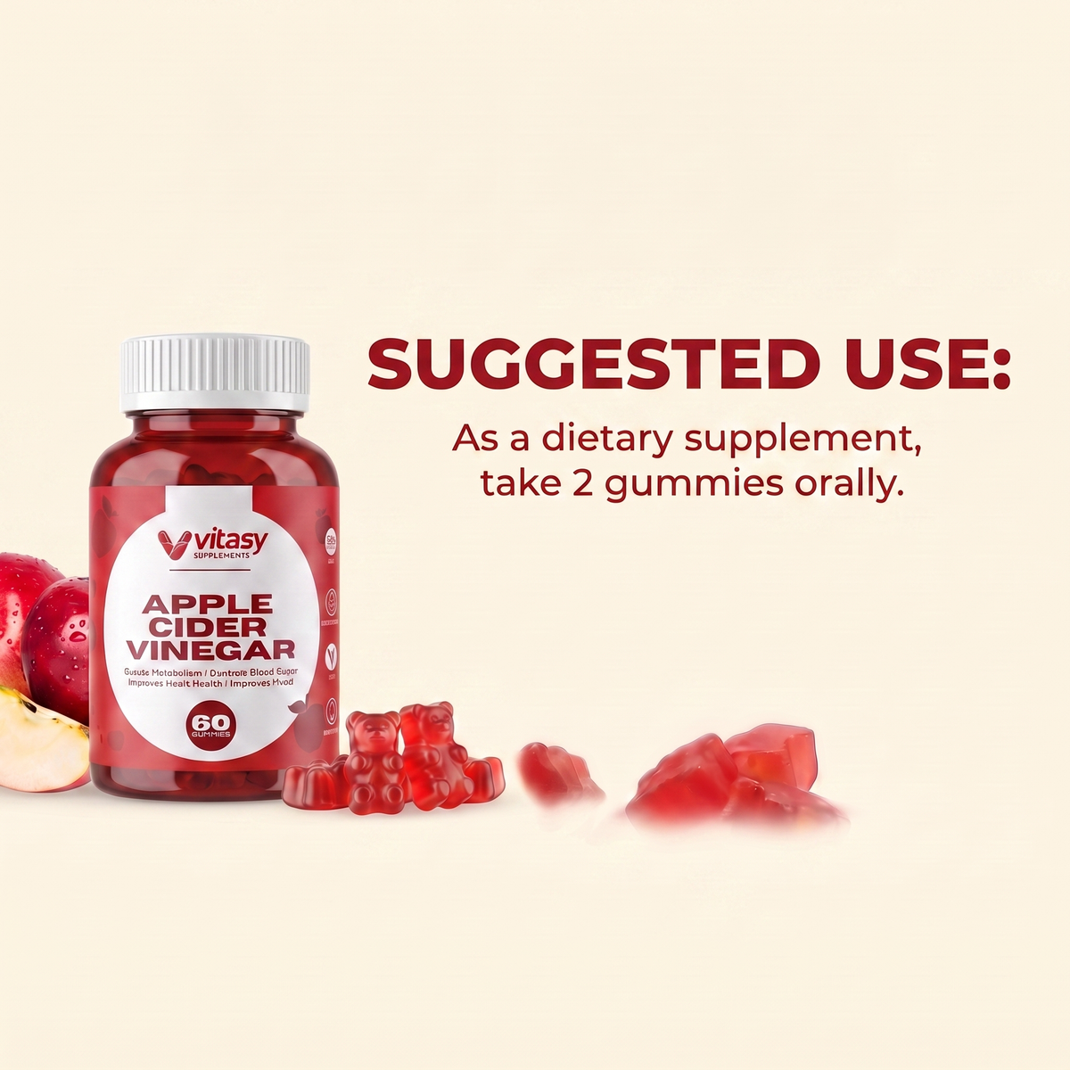 Apple cider vinegar Gummies v2 - Suggested use
