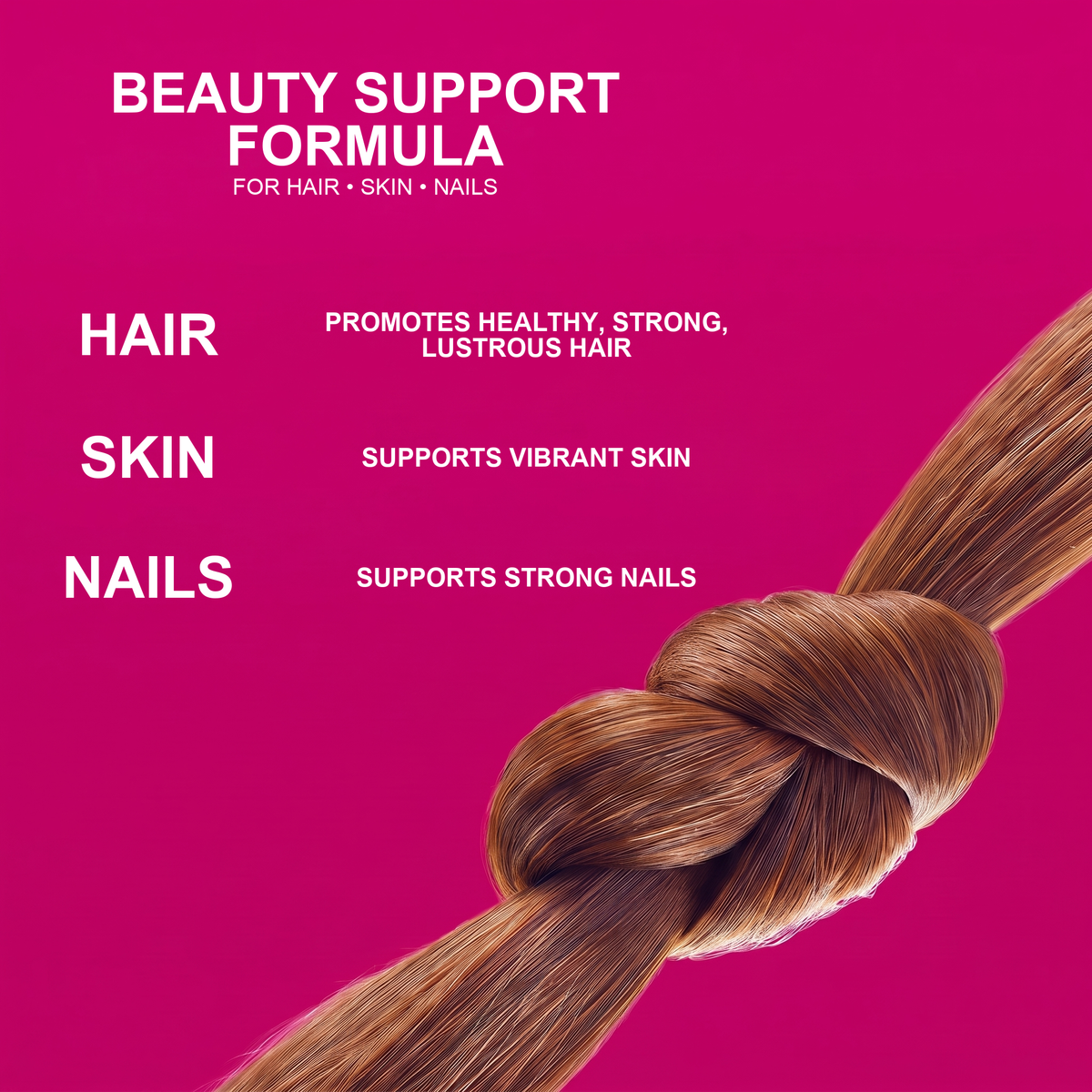 Biotin Gummies v2 - Gallery Image 6 - Hair-knot beauty-support hierarchy