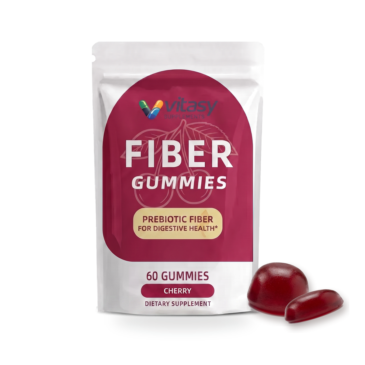 Fiber Gummies v2 - Cherry hero