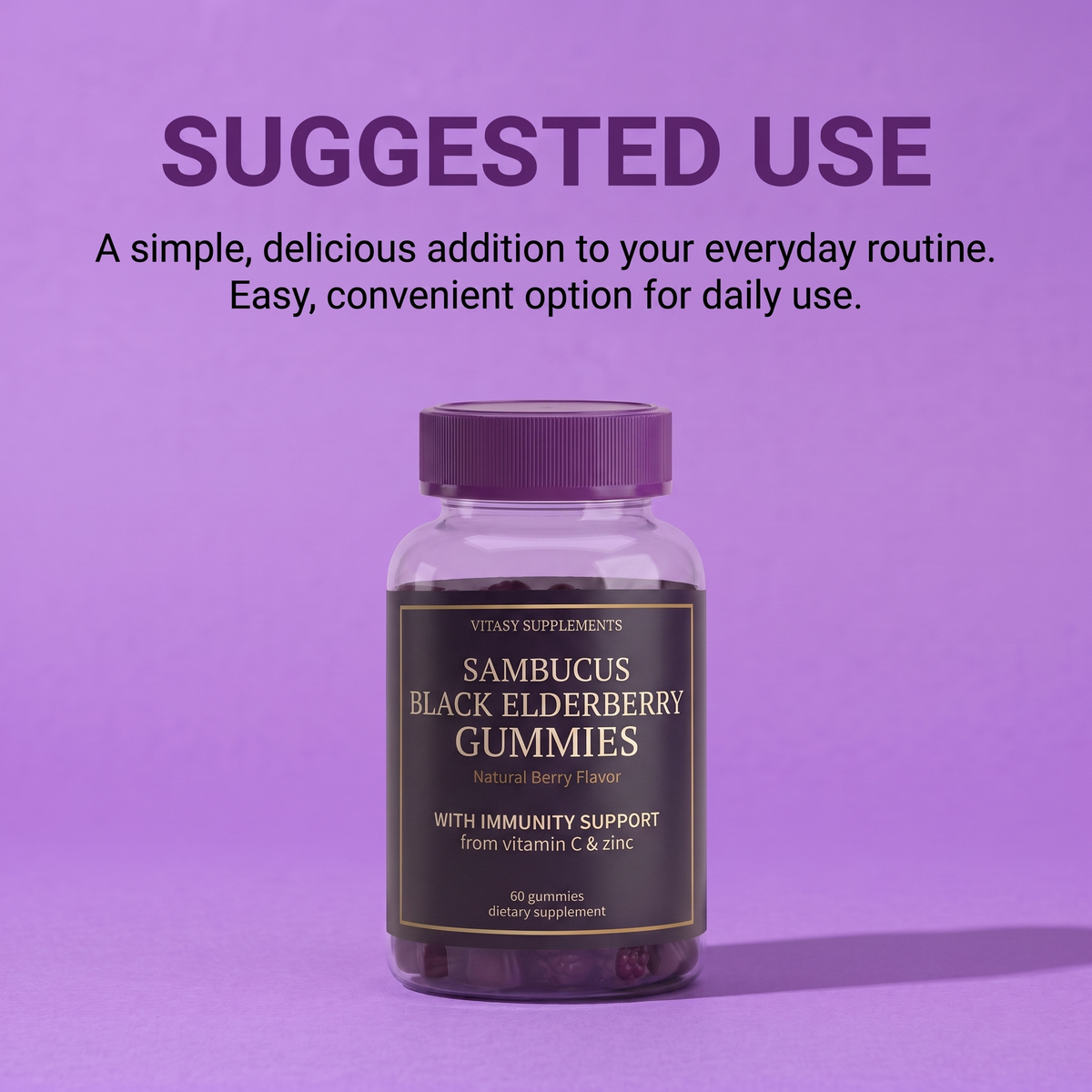 Elderberry Gummies v7 - Suggested use