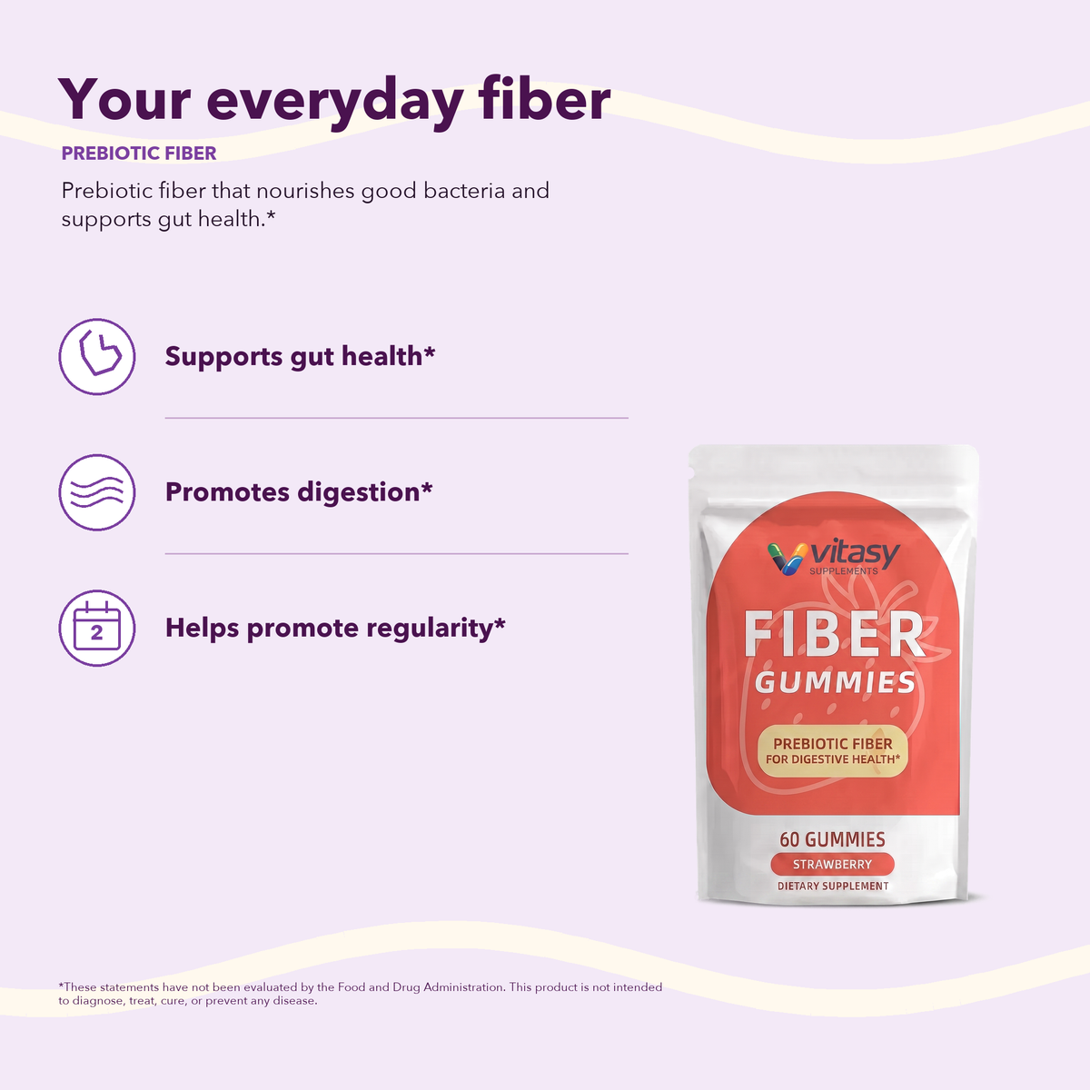 Fiber Gummies v3 - Everyday fiber benefits