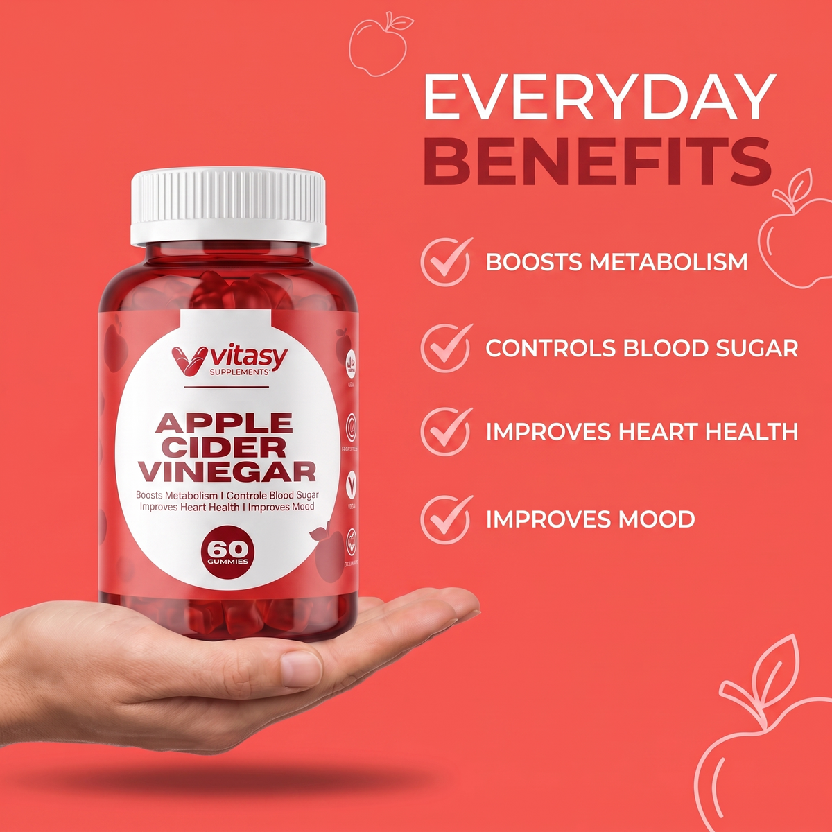 Apple cider vinegar Gummies v2 - Everyday benefits