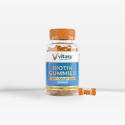 Biotin Gummies v3 - Gallery Image 2 - Single-bottle Orange hero