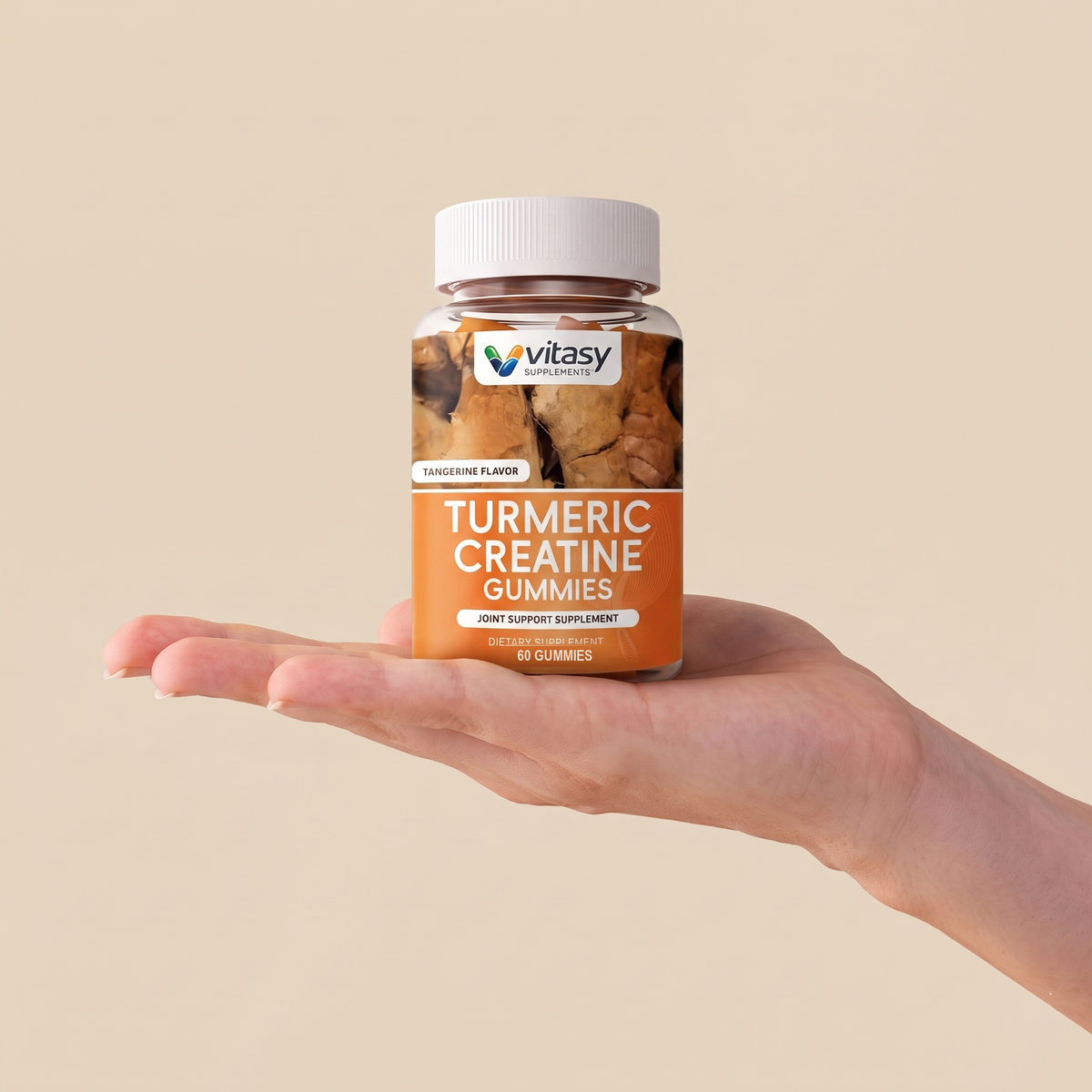 Turmeric Gummies v2 - Reference Slot 5 Bottle In Hand
