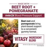 Beet Root Gummies Without the Sour Shot - Chewable Beet Root, Apple Cider Vinegar & Pomegranate with Folate & B12 image 6