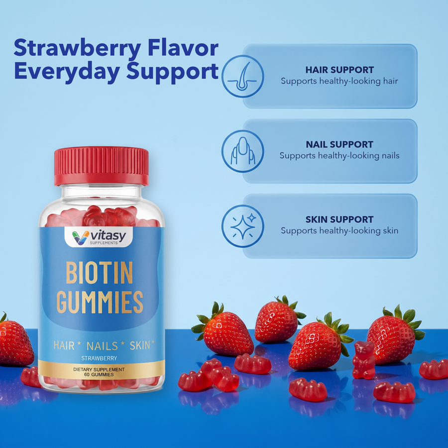 Biotin Gummies v1 - Gallery Image 7 - 06-everyday-support