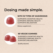 Mushroom Gummies v5 - Dosing made simple