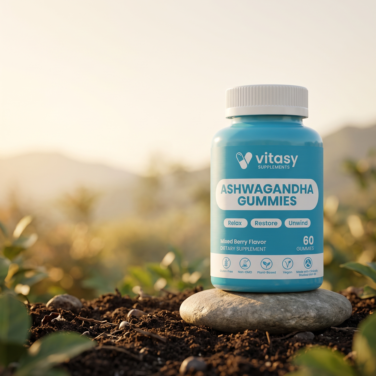 Ashwaganda Gummies v5 - RL5 Gallery Image 3 Botanical Lifestyle