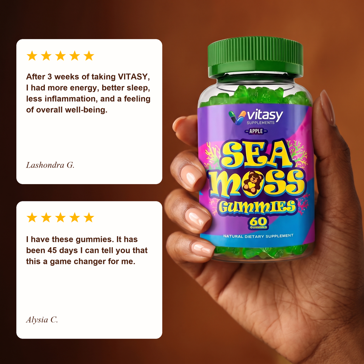 Sea Moss Gummies v2 - 07 Customer Reviews
