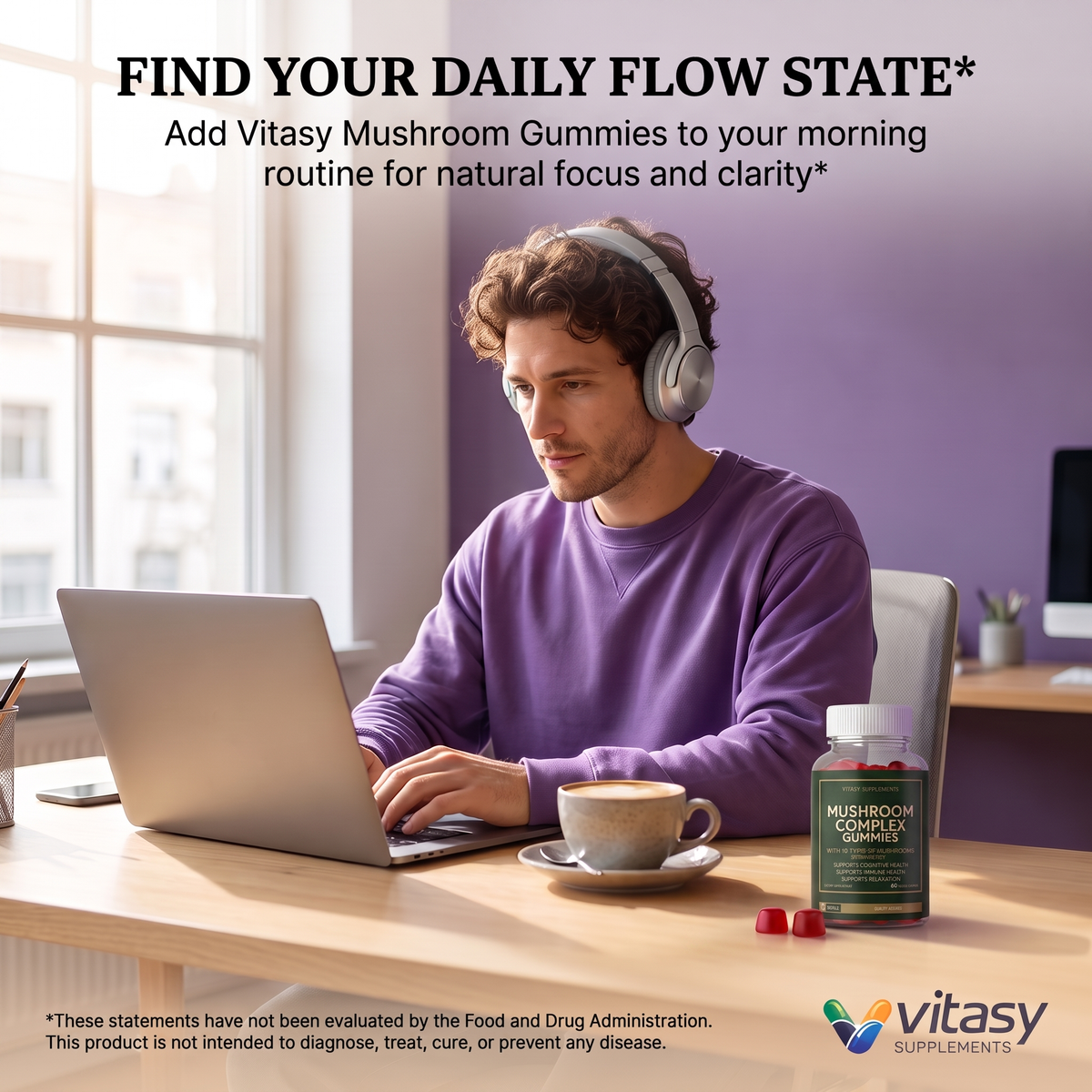 Mushroom Gummies v7 - Daily flow state lifestyle