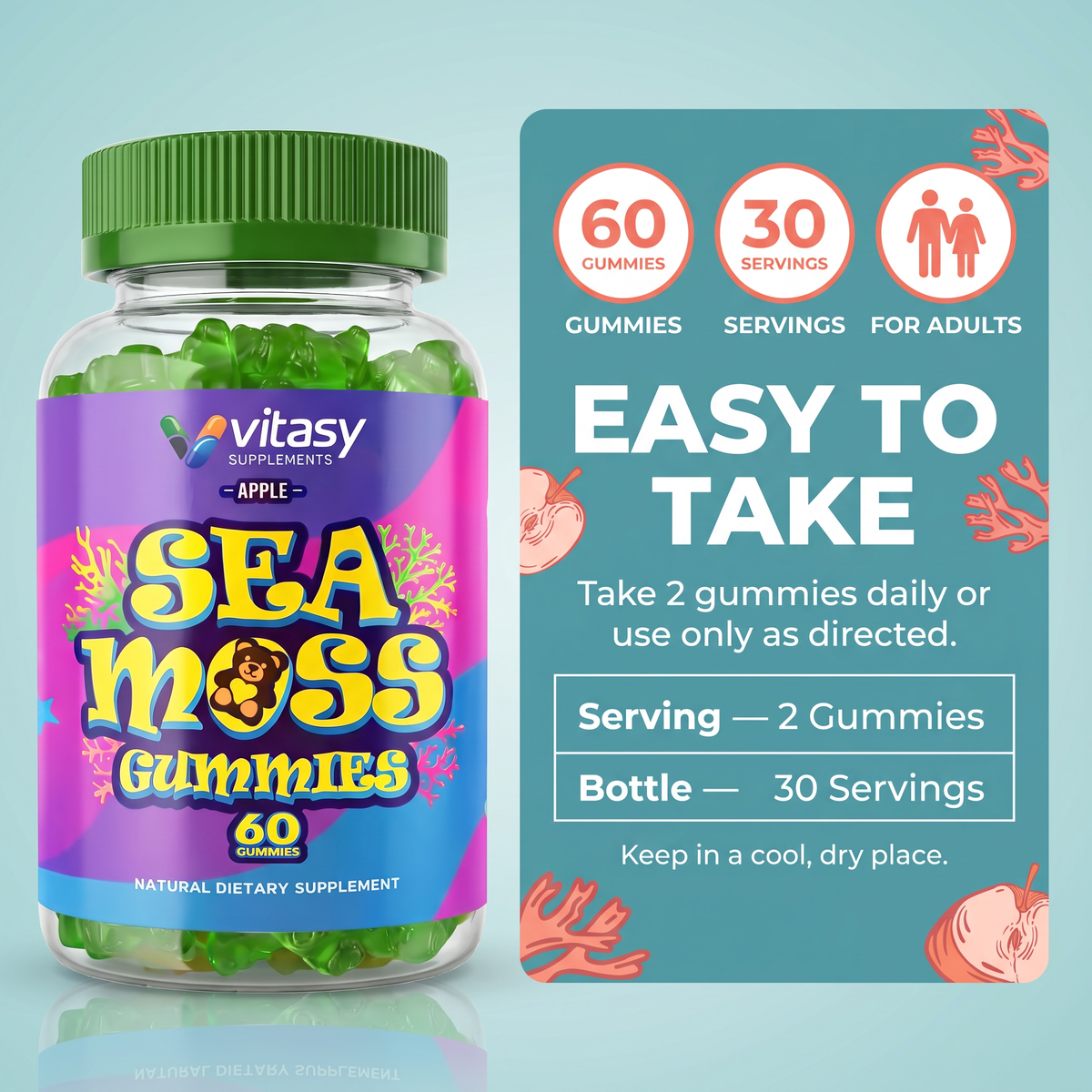 Sea Moss Gummies v3 - 08 Easy To Take