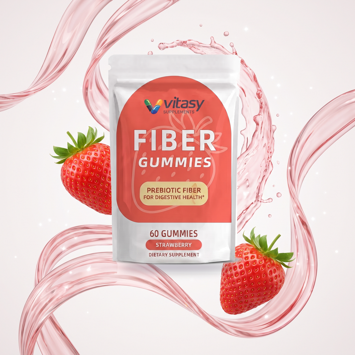 Fiber Gummies v1 - Strawberry sensory