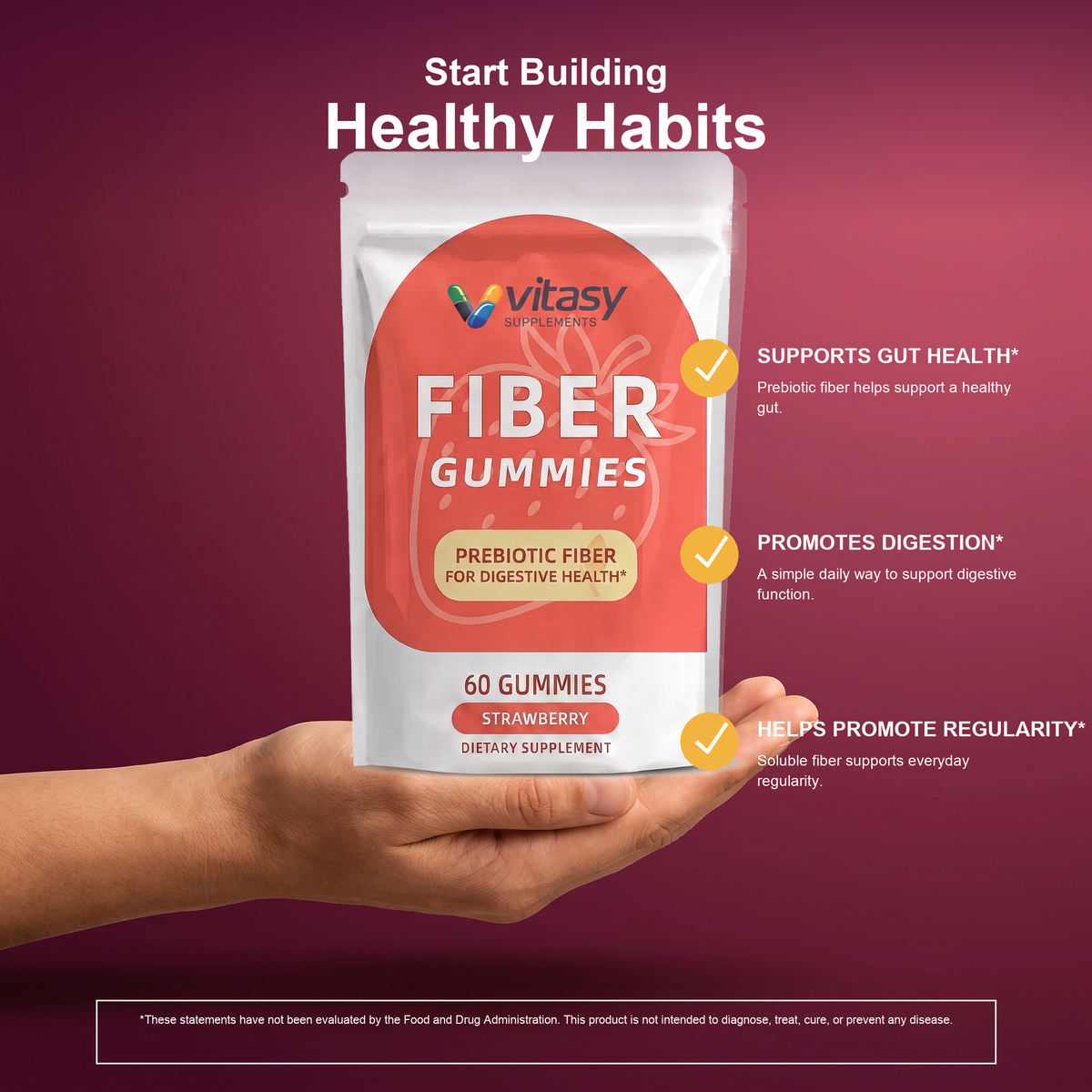 Fiber Gummies v4 - Healthy habits