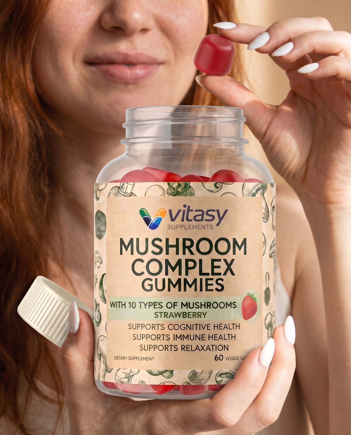 Mushroom Gummies v3 - 08 model pinching gummy