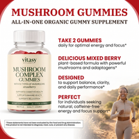 Mushroom Gummies v8 - 4 daily claims with lifestyle